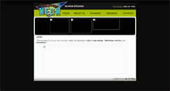 Desktop Screenshot of elmcityneon.com