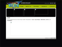 Tablet Screenshot of elmcityneon.com